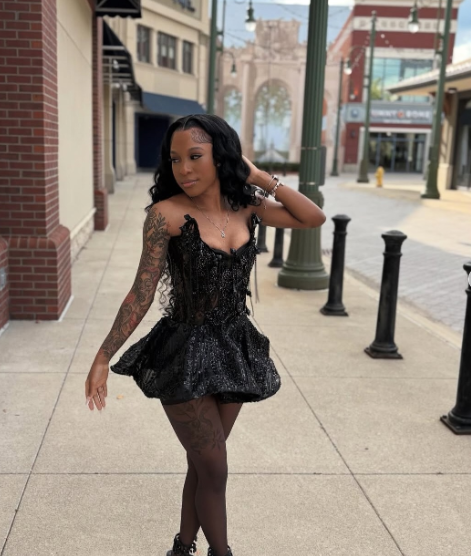 Gorgeous Black Tulle Sequin A Line Short Prom Dress Formal Homecoming Dress Birthday Outfits Y9647