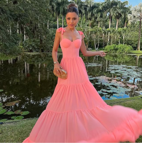 A-line Sleeveless Long Prom Dress, Evening Dresses Y1877