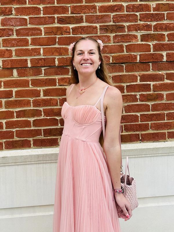 Classy Spaghetti Straps Pleated Tulle Green Midi Prom Dress A Line Evening Dress Y8452