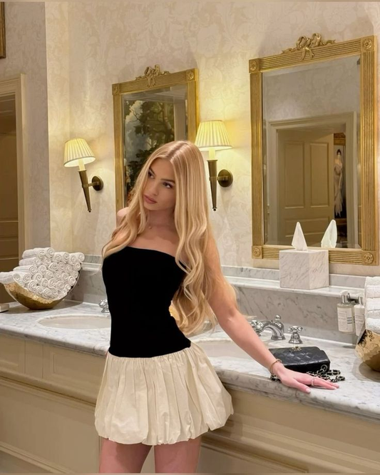 Elegant Strapless Satin A Line Short Cocktail Dress Mini 7th Grade Homecoming Dress Y9171