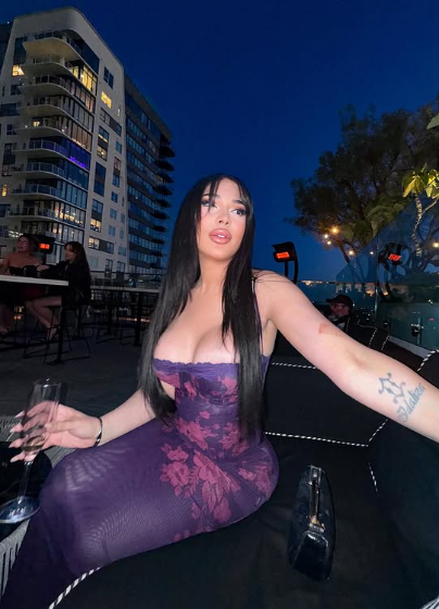 Purple Strapless Lace Chiffon Print Floral Sheath Prom Dress Evening Dress Y8244