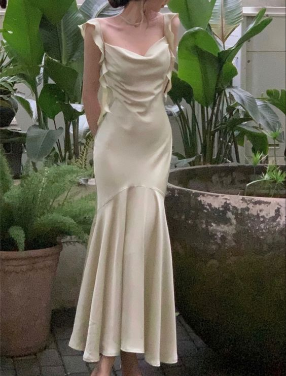 Women Elegant Summer New Fashion Evening Dress Vintage Female Slim Dress Y4482