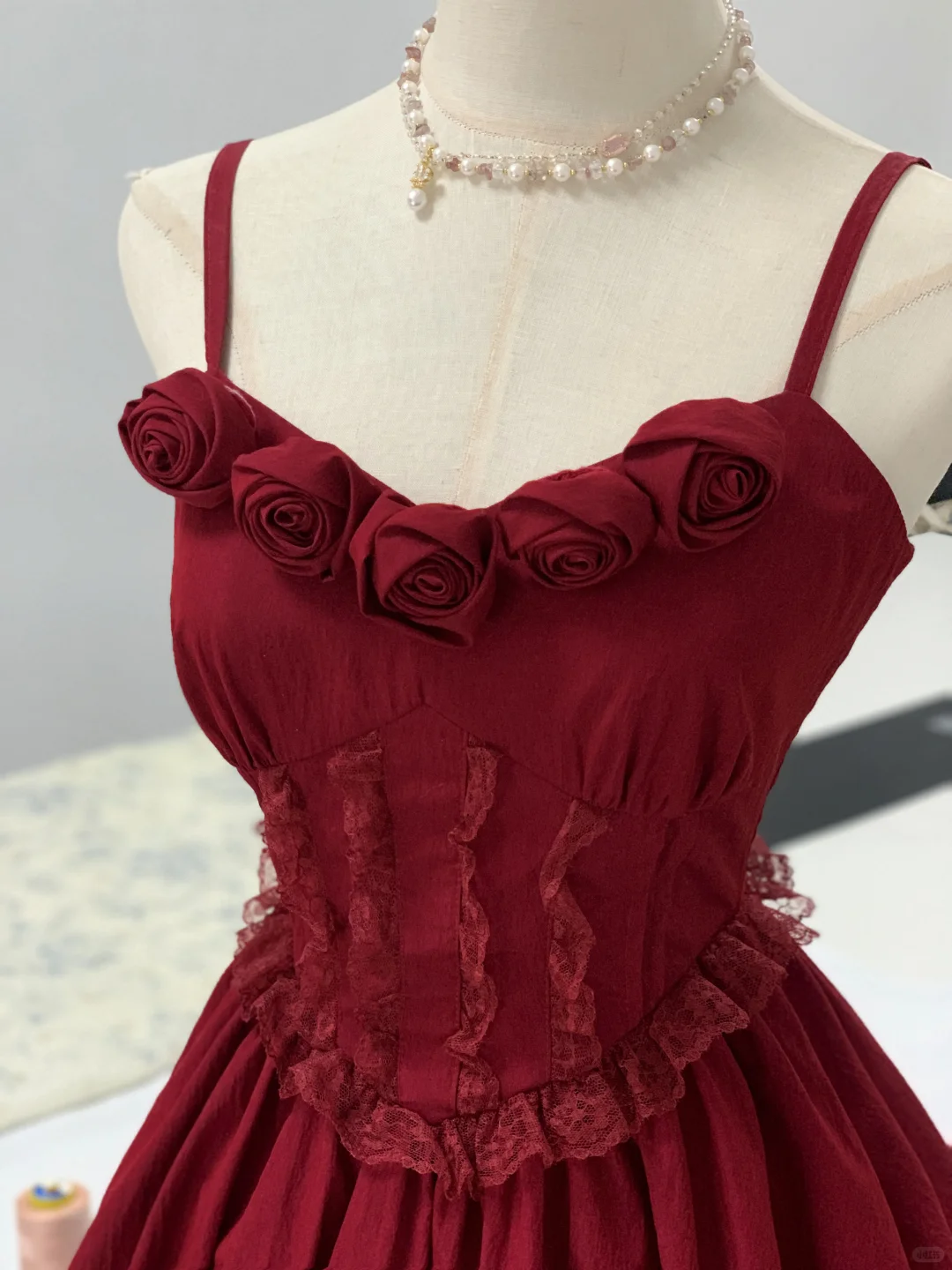Vintage Burgundy Spaghetti Straps Satin Short Formal Homecoming Dress Birthday Outfits Y9402