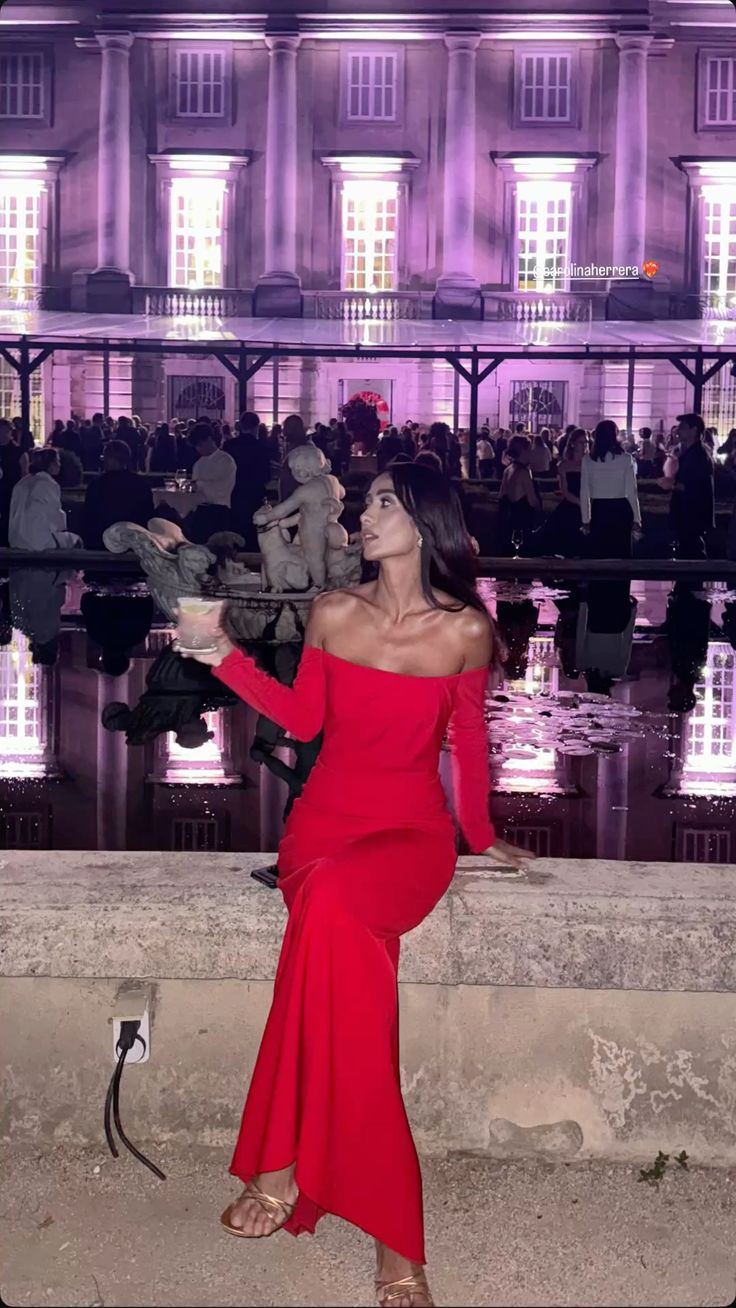 Sexy Off The Shoulder Red Satin Mermaid Long Prom Dress Party Dress SP599