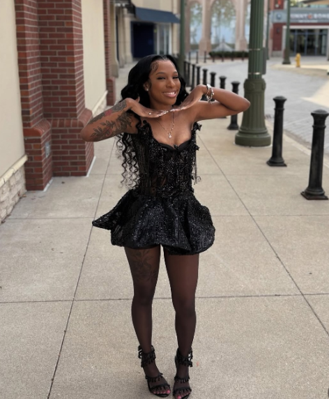 Gorgeous Black Tulle Sequin A Line Short Prom Dress Formal Homecoming Dress Birthday Outfits Y9647