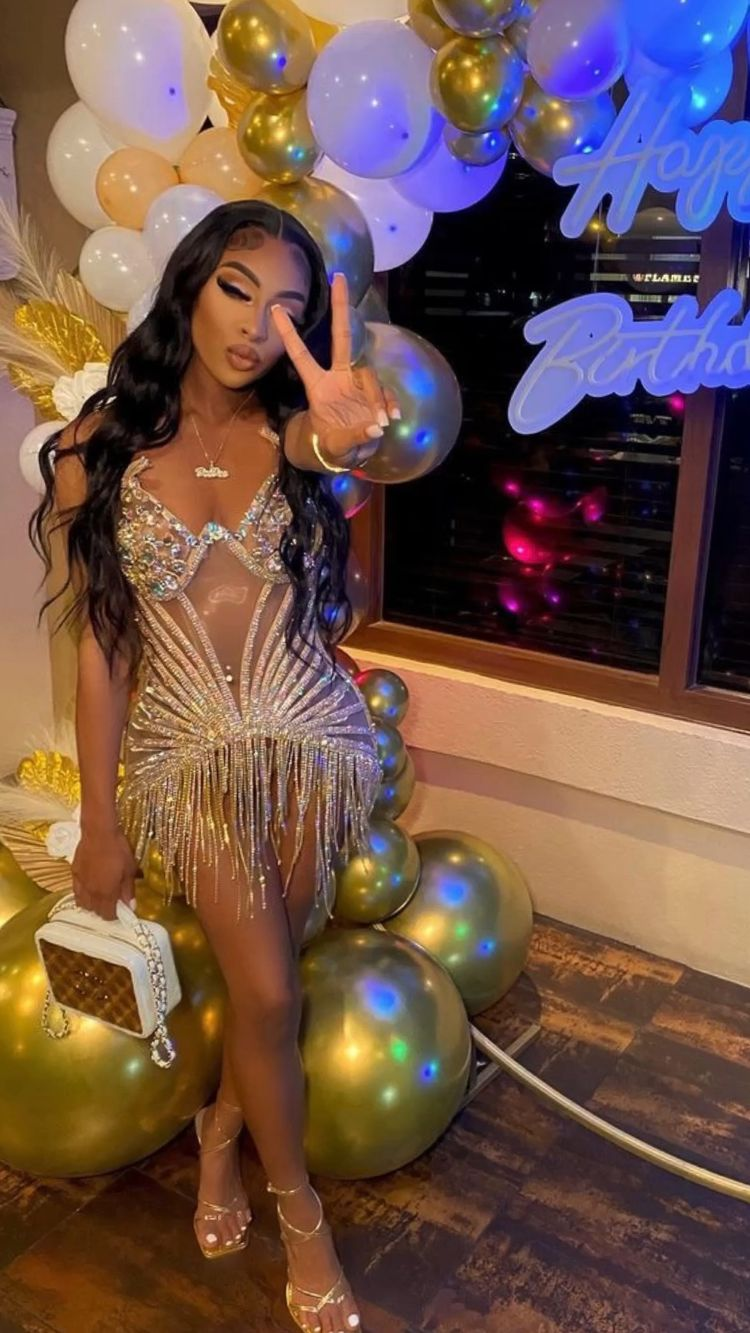 Sparkly 22th Birthday Party Dress,Sexy Homecoming Dress with Tassel Y2329