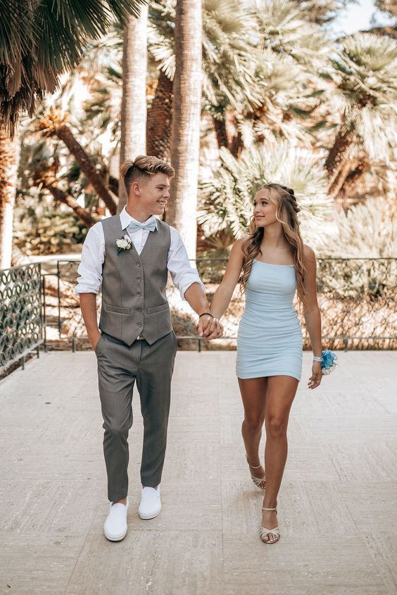 Sexy Blue Bodycon Dress,Blue Party Dress,Short Blue Homecoming Dress Y2043
