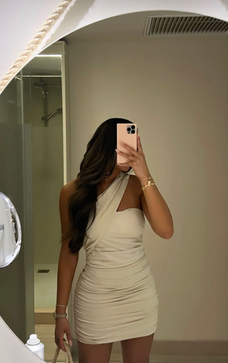 Sexy Irregular Neckline Homecoming Dress,Bodycon Dress,Party Dress Y2383