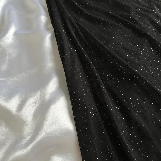 Elegant Black Chiffon Sequin Long Prom Dress Birthday Party Dress Y9738