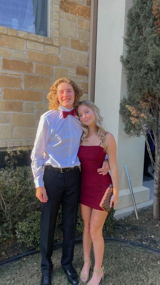 Sexy Burgundy Bodycon Dress,Burgundy Mini Dress,Short Homecoming Dress Y2232