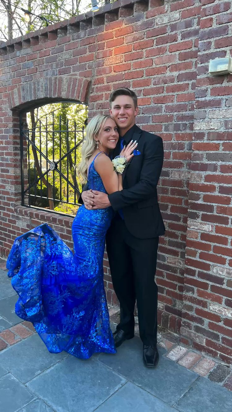 Elegant Royal Blue Mermaid Prom Dress,Charming Royal Blue Evening Dress Y1831