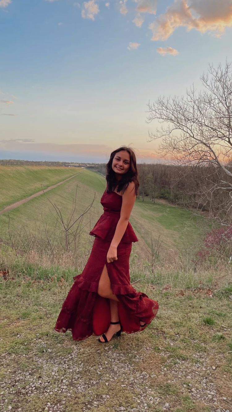 Romantic One Shoulder Vintage Prom Dress,Stunning Evening Dress Y1105