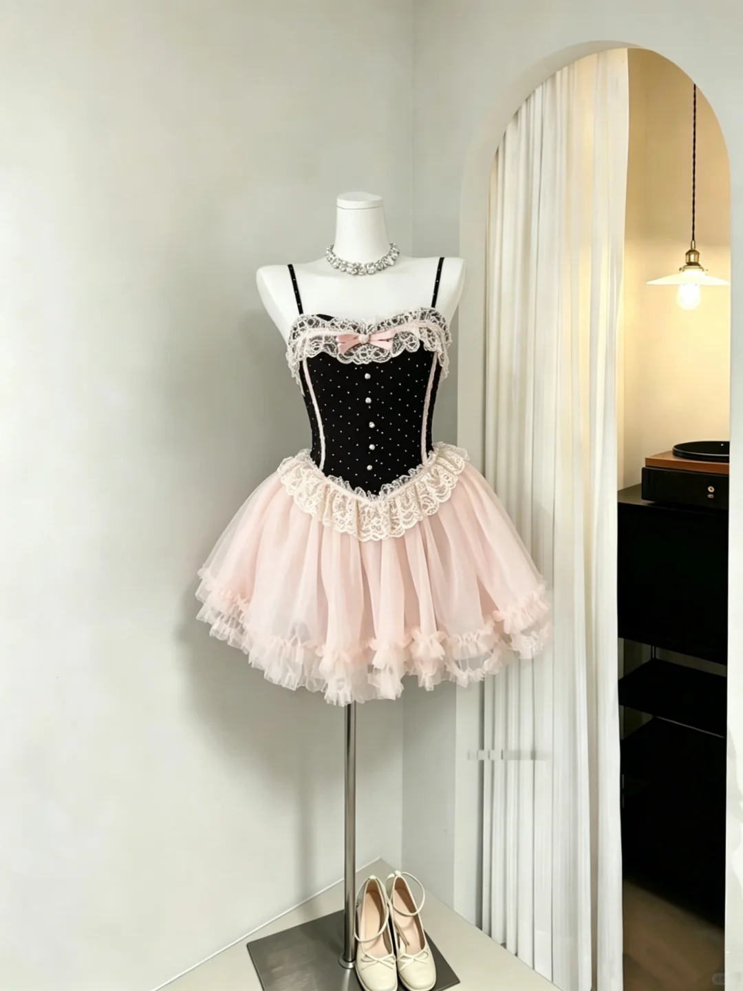 Cute Spaghetti Straps Satin Tulle A Line Short Birthday Outfits Homecoming Dress SP2623