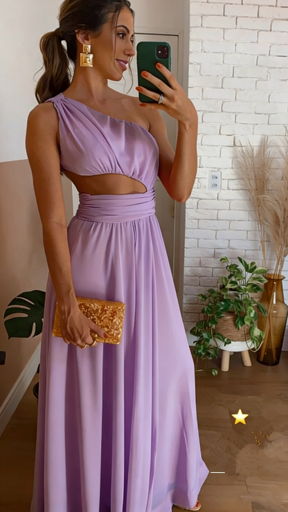 Classy Orange Sleeveless Long Prom Dress,Orange Bridesmaid Dress Y4842