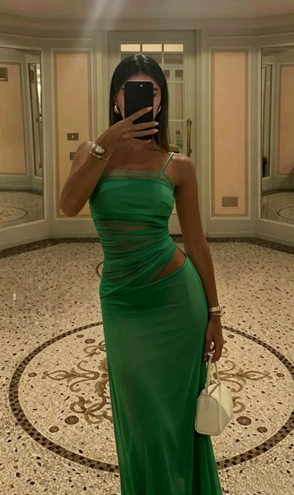 Sexy White Tight Evening Dress, Aesthetic Outfit Dress  Y4664