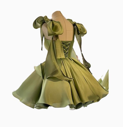 Pretty Spaghetti Straps Pink Satin Short 8th Grade Homecoming Dress Birthday Outfits Y9619