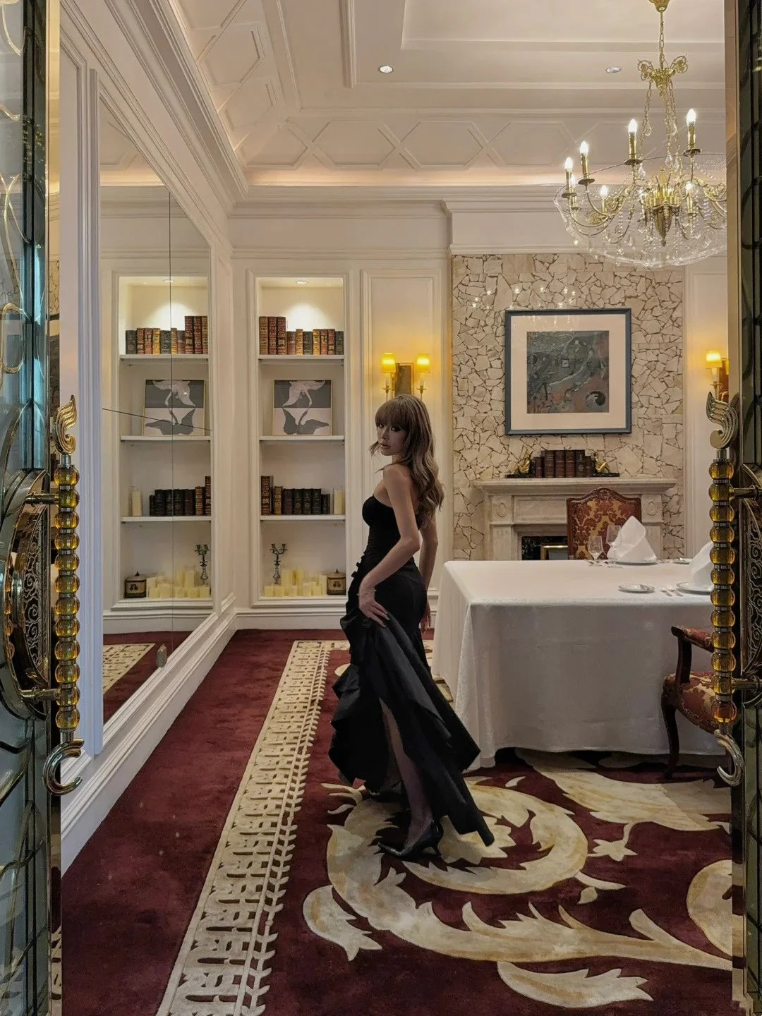 Sexy Strapless Black Satin With Ruffles Mermaid Long Birthday Party Gown Evening Dresses SP4112