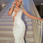 Shining mermaid prom dress with train Y4203
