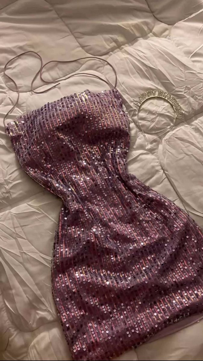 Sexy Pink Sequin Sheath Short Homecoming Dress Birthday Outfits SP2722