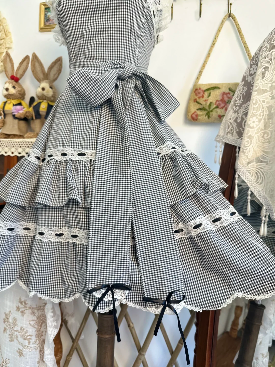 Elegant Gray Layered A Line Short Homecoming Dress Birthday Outfits With Bow Y9496