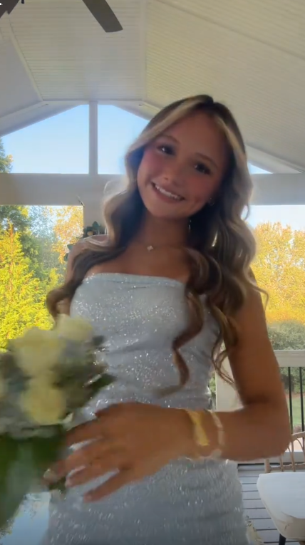Sweet Light Blue Tulle Sequin Short 18th Birthday Outfits,Strapless Mini 6th Grade Homecoming Dress SP3089