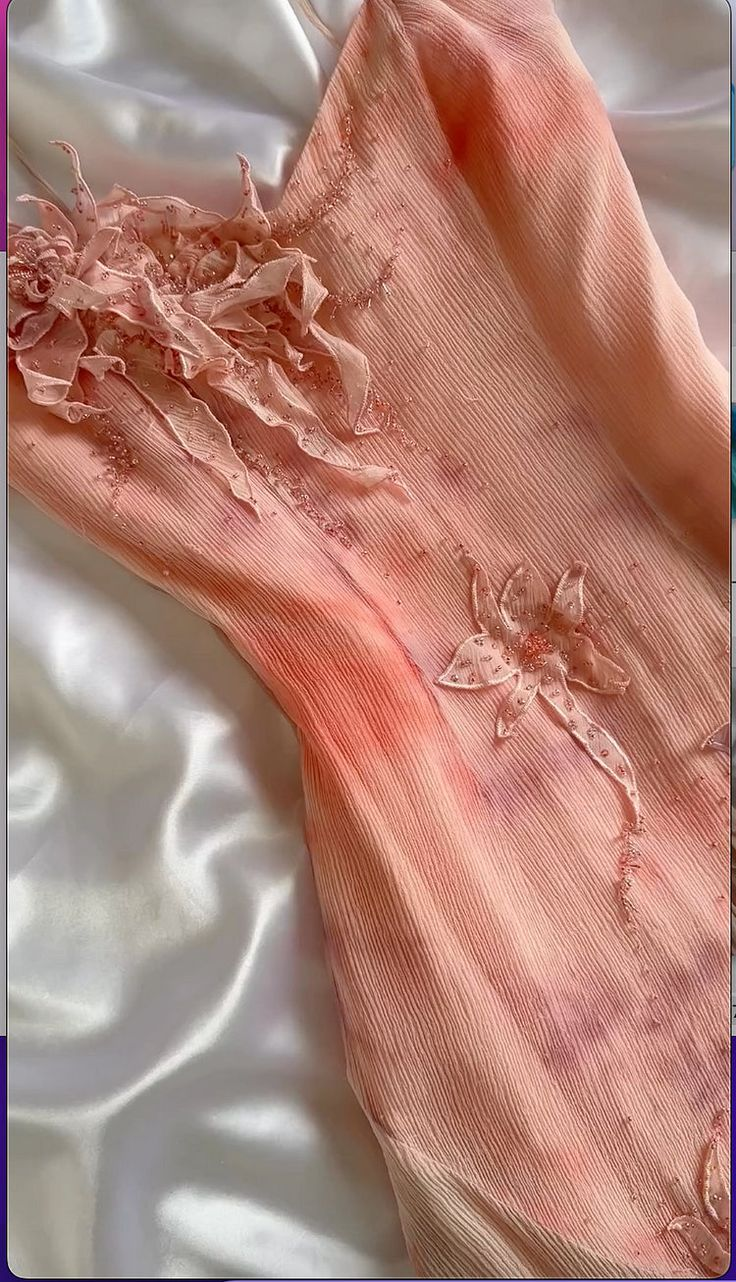 Pretty Pink Spaghetti Straps Chiffon Beaded Appliques Long Prom Dress Birthday Party Gown SP262