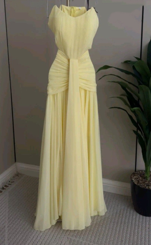 Classy Pink Strapless Chiffon Pleated Long Wedding Guest Dress Evening Dress SP884