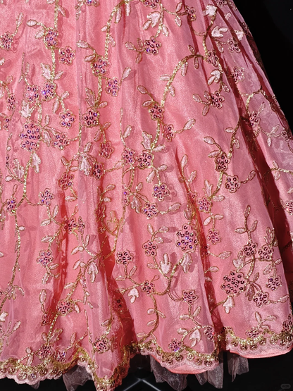 Gorgeous Pink Strapless Satin Tulle Embroidered A Line Short Homecoming Dress Birthday Outfits SP2710