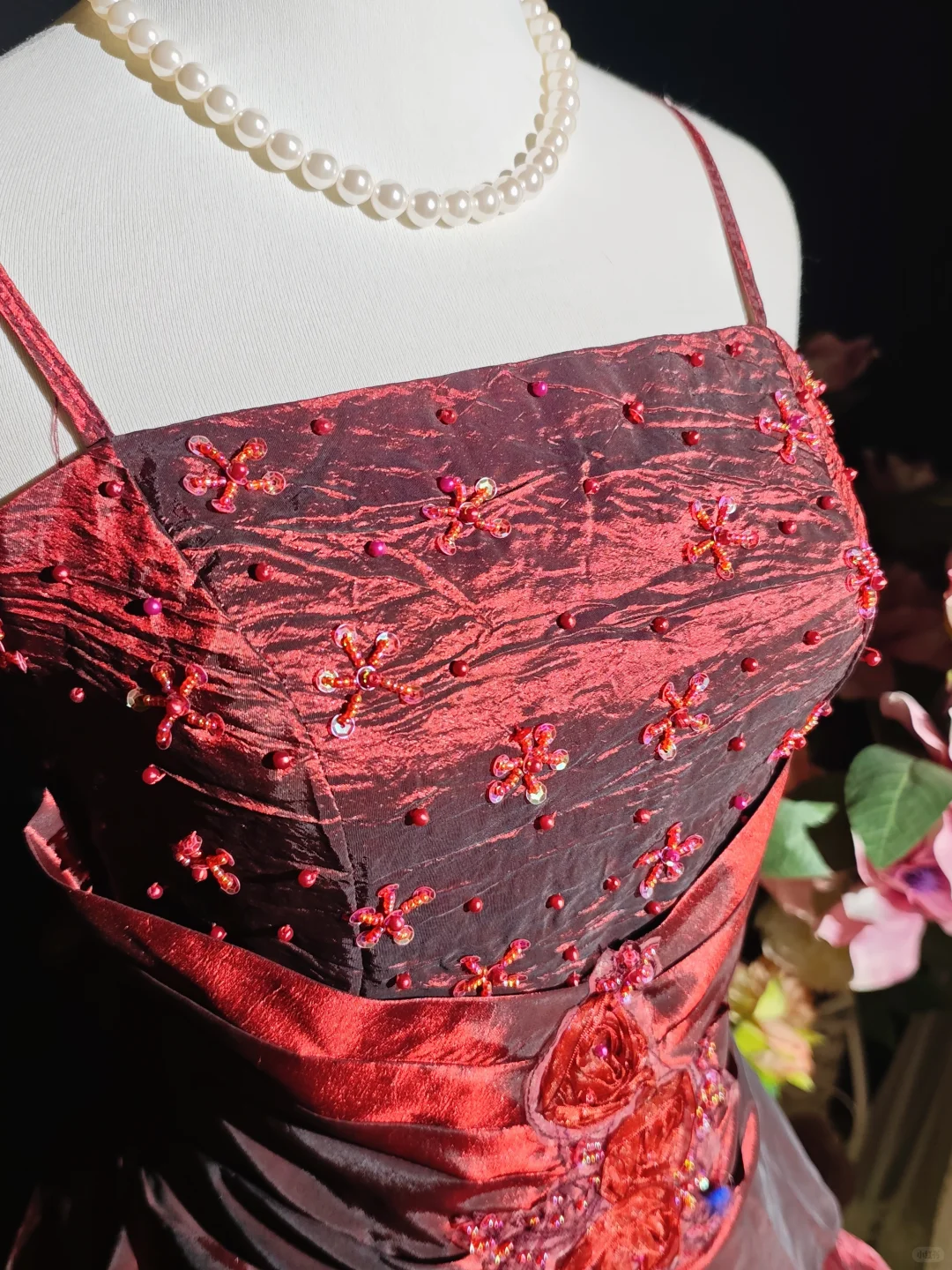 Elegant Burgundy Satin Tulle Beaded A Line Short 15th Birthday Outfits,Formal Graduation Homecoming Dress SP2709