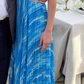 Chic Blue A-line Prom Dress,Blue Formal Gown Y6373