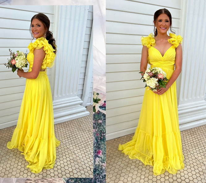 A-Line Long Hot Pink Prom Dresses Y6803