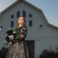 Glamorous Black Lace Wedding Dress,Gothic Bridal Gown Y7353