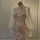 Mermaid Evening Dresses, Shiny Prom Dress S23457