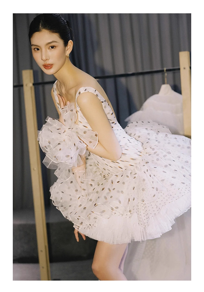 Pretty Square Neck A Line Tulle Formal Homecoming Dress Short Birthday Outfits Y9562