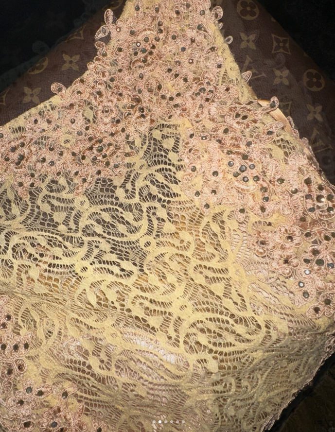 Elegant Lace Beaded Appliques Yellow Long Mermaid Evening Dress Birthday Outfits SP874