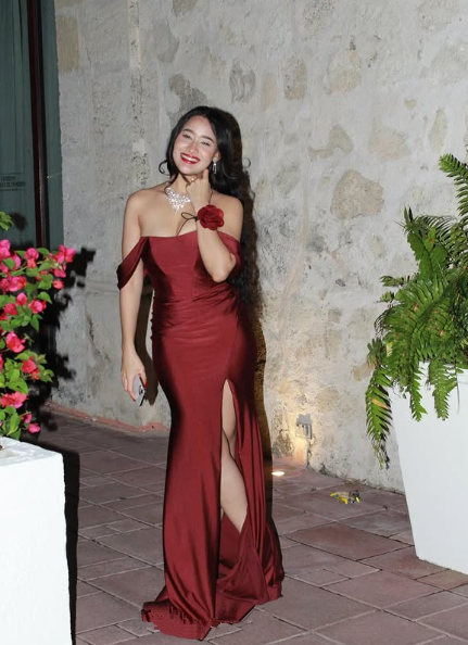 Elegant Burgundy Off The Slit Mermaid Evening Dress Formal Prom Dress Y8414