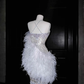 Gorgeous Mermaid Sequins Beaded Wedding Dress,Formal Prom Evening Dress Y8675