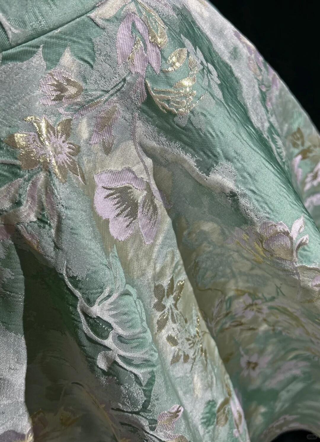 Elegant Sleeveless Light Green Satin Print Floral A Line Short Graduation Homecoming Dress SP2927