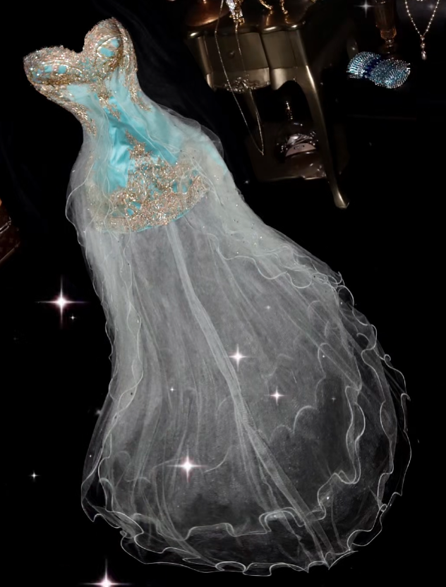 Charming Sweetheart Neck Satin Tulle Appliques Mermaid Prom Dress Party Gown SP680