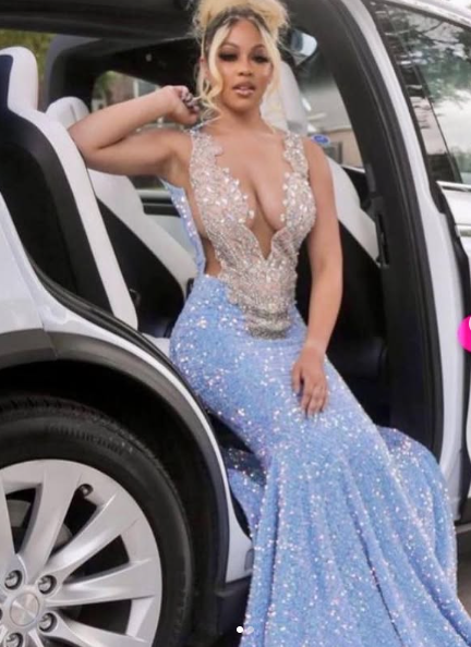 Blue Sparkly Evening Dress Long Mermaid Prom Dress Y1647