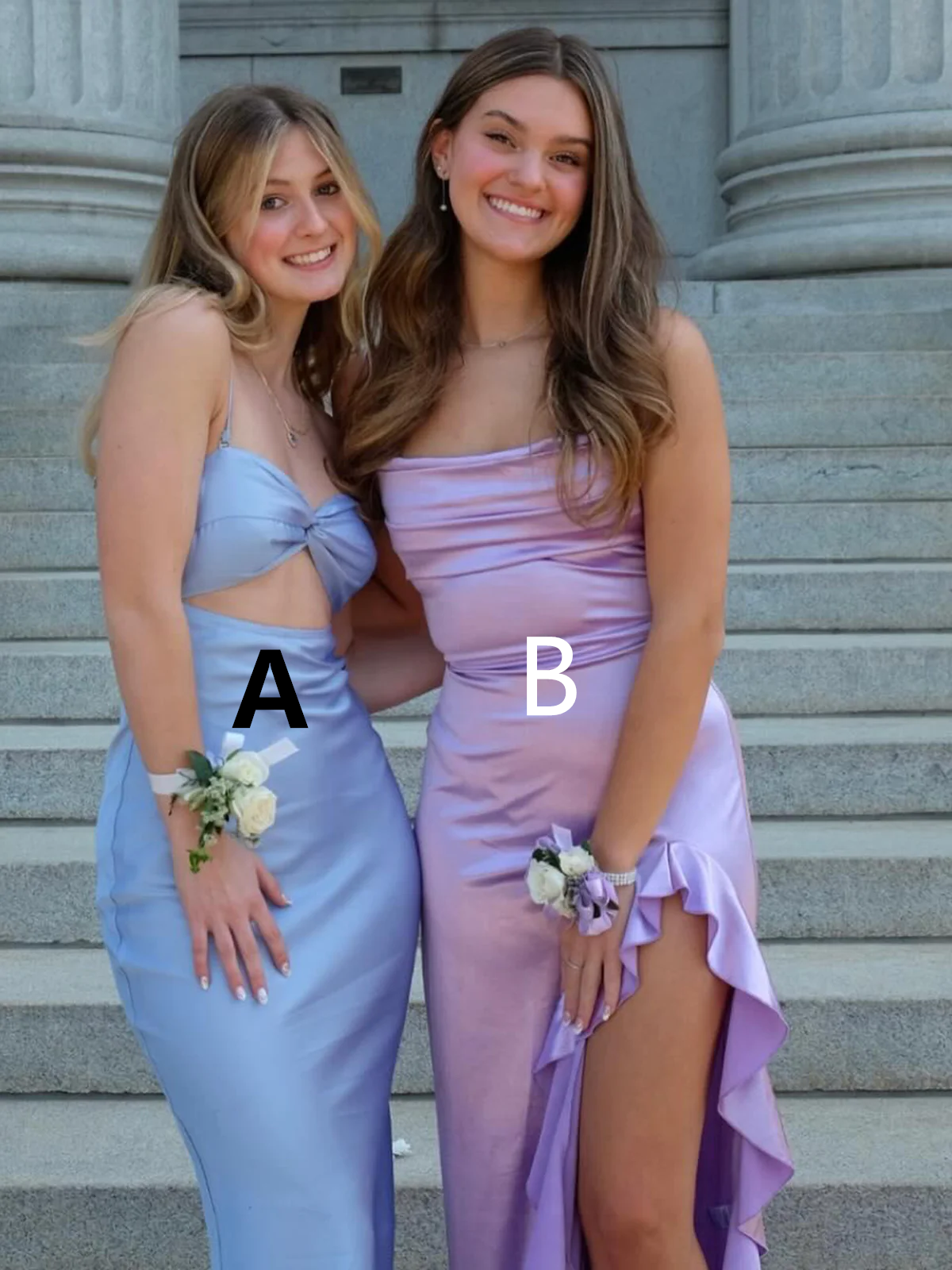 Sexy Satin Long Prom Dress Evening Dress Y7844