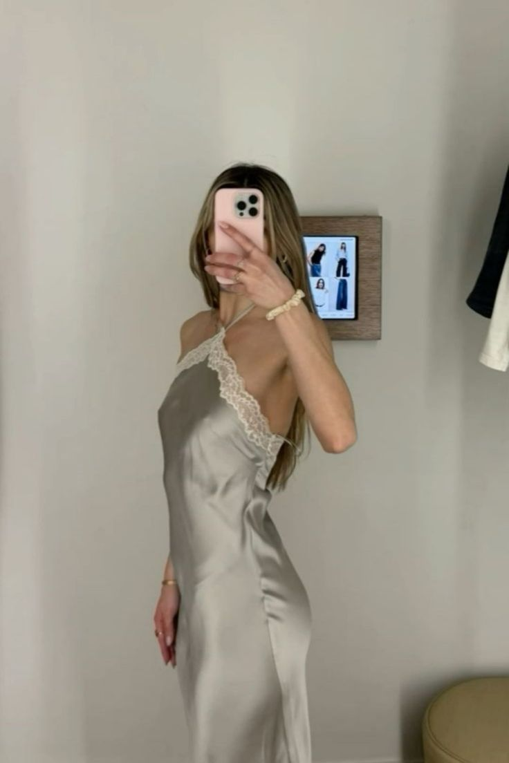 Sexy Halter Satin Lace Party Evening Dress Y8169