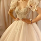 Elegant White Tulle Corset Prom Dress Lace Embroidery For Girls Y50
