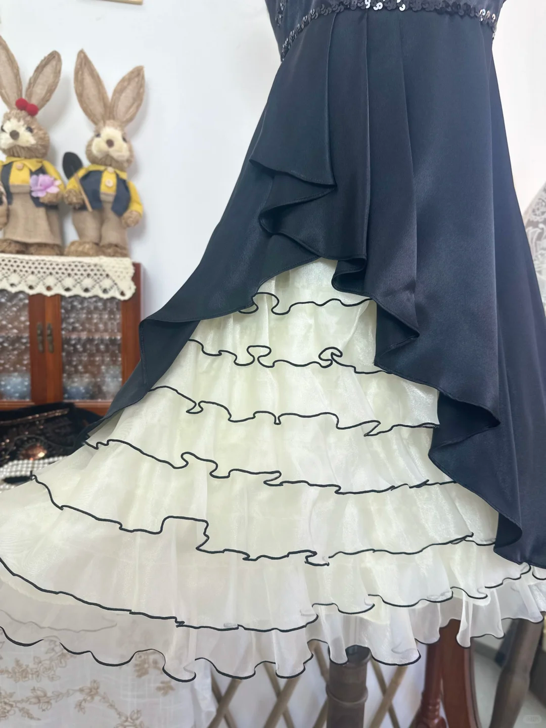 Vintage Halter Satin Tulle Layered Short Graduation Homecoming Dress Birthday Outfits Y9757