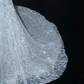 Romantic White Tulle Sequin Beaded Mermaid Wedding Dress,Long Prom Evening Dress  Y8667