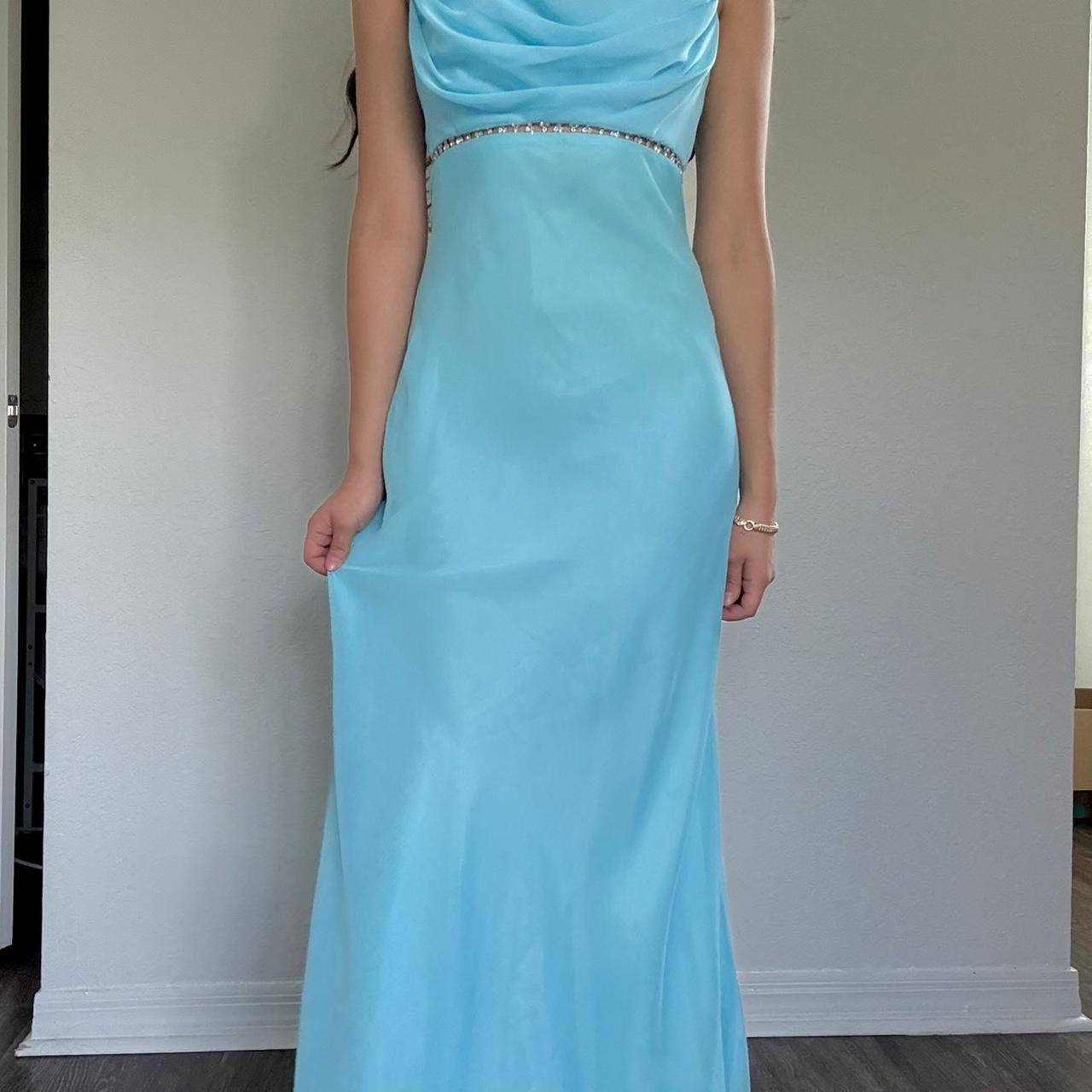 Classy Spaghetti Straps Beaded Satin Chiffon Mermaid Party Dress Long Prom Gowns SP444