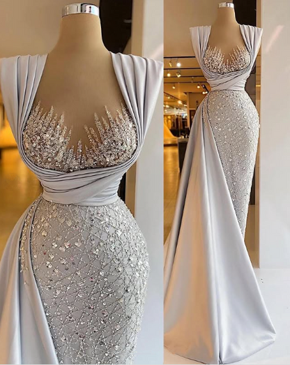 Champagne Fashion Evening Dresses Sexy Prom Dresses Pageant Dress Y1741