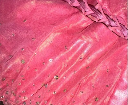 Charming Strapless Pink Satin Beaded Mermaid Long Prom Dress Evening Dress SP1067