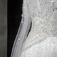 Luxury White Tulle Pearl Bead Chain Beaded Tassel Prom Dress Evening Dress,Off Shoulder Wedding Dress Y8662
