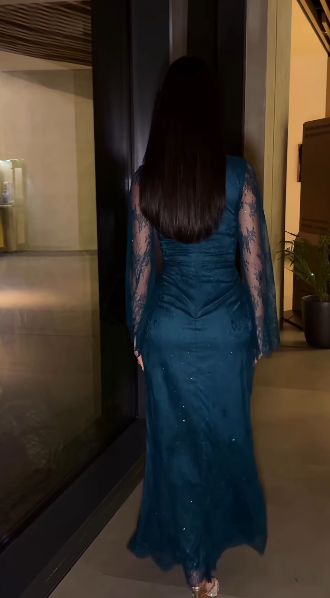 Classy Navy Blue Lace Mermaid Long Evening Dress Birthday Outfits SP845